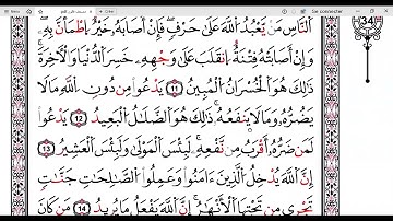 سورة الحج صفحة333 برواية قالون