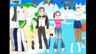Trò chơi game thời trang Nam Nữ 2 người chơi thiết kế trang phục quần áo screenshot 5
