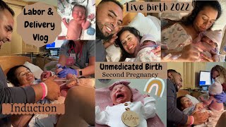 OFFICIAL LABOR & DELIVERY VLOG | UNMEDICATED INDUCTION | LIVE BIRTH | RAINBOW BABY | REAL & RAW