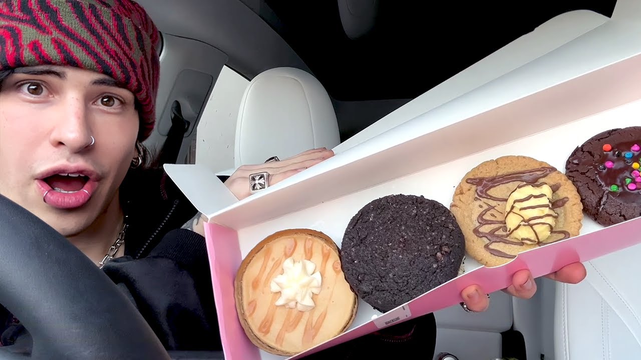 Trying FIRST Crumbl Cookies of the year! (Full Stream)