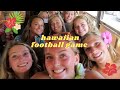 hawaiian out football game | fan bus!