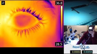 Short Detection using thermal camera: The upgraded Flir E4 and a 0.02 amps short to ground
