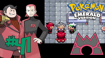 Pokémon Emerald Version: Mossdeep City Space Center Magma Leader Maxie and Tabitha #41