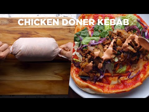 Making Chicken Doner Kebab At Home