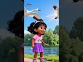 Kleiner Schwan - Little Swan Song | German Nursery Rhymes for Children's | Galatta Kids | Shorts