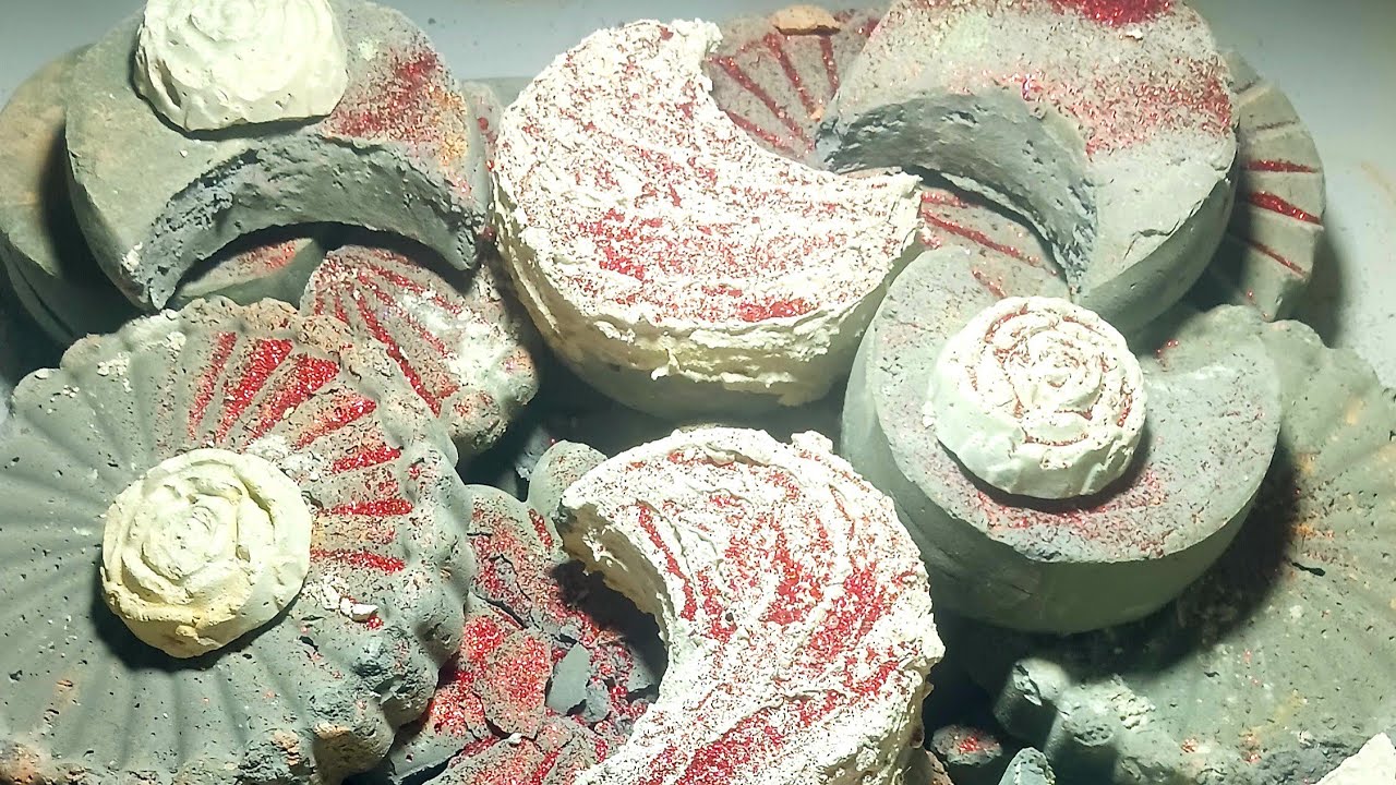 Crispy and dusty black gymchalk reform crush/ASMR/oddly satisfying/pls subscribe 🙏