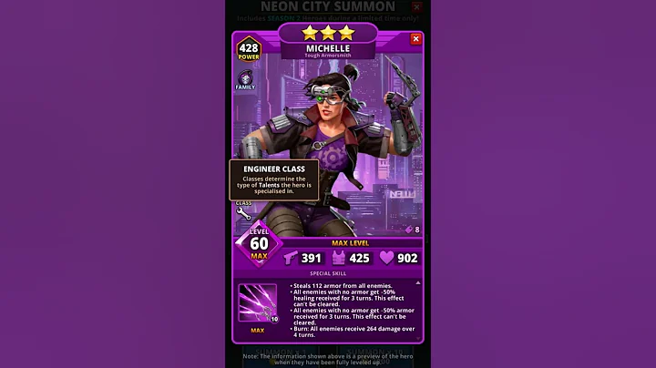 Michelle - Hacker - Puzzle Combat