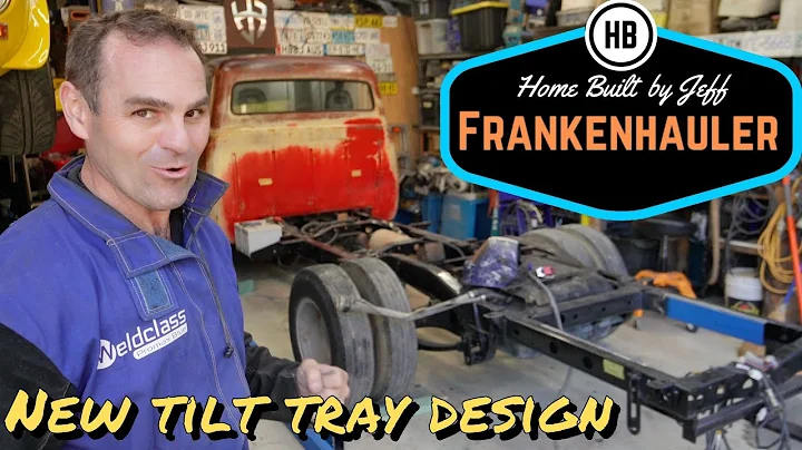 Whole new tilt tray design - 1954 Ford F600 Car Hauler Build part 57