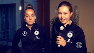 Neu im Team: Giulia Gwinn und Jana Feldkamp
