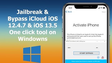[Windowns] Jailbreak & Bypass iCloud iOS 12.4.7 & iOS 13.5.1 one click tool