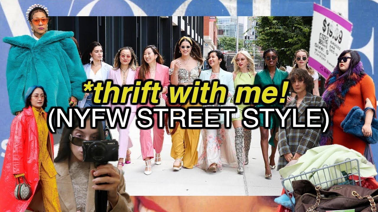 Thrifting Fashion Week 2020 Street Style (thrift with me) + HUGE Savers ...