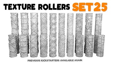 Texture Rollers Set 25