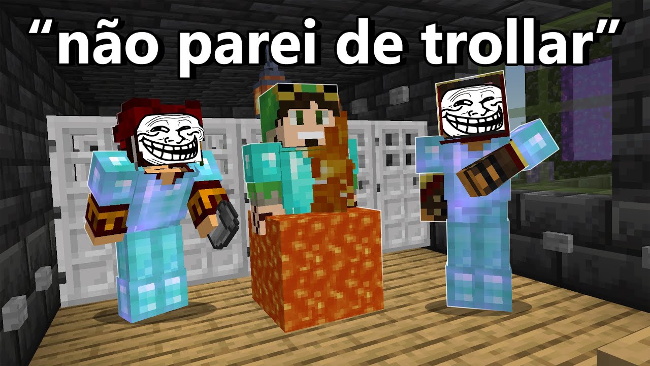 não parei de TROLLAR o MrGuinas nesse vídeo... Minecraft Vale