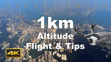 Parrot Anafi, 1km Altitude Flight & Tips [4K]