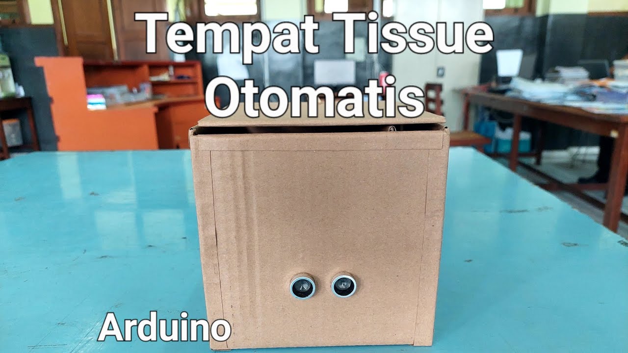 Tempat Tissue Otomatis (Arduino, servo, sensor ultrasonik) - YouTube