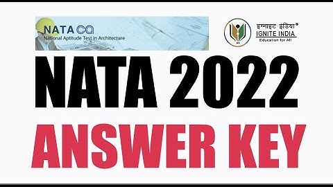 NATA 1st Attempt Answer Key Memory Based  | 12th June 2022 Exam Released | NATA 2022 ANSWER KEY