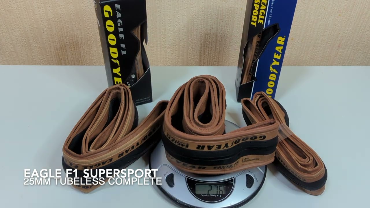 Pneu Vélo Route GoodYear Eagle F1 SuperSport – 700x25c, Pliable, Skinwall, Neuf