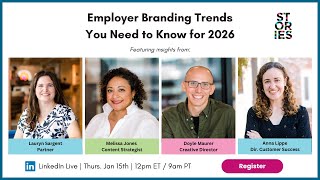 Employer Brand Trends to Know for 2026