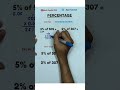Percentage Trick - Old and New