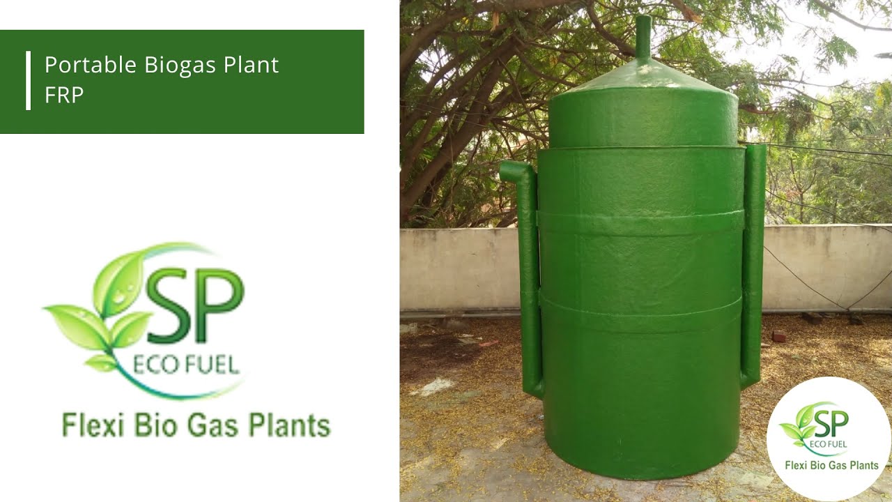 Portable Biogas Plant - FRP 2 Cubic Meter