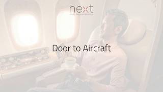 NEXT Future Transportation - Door to aircraft - In motion Check in