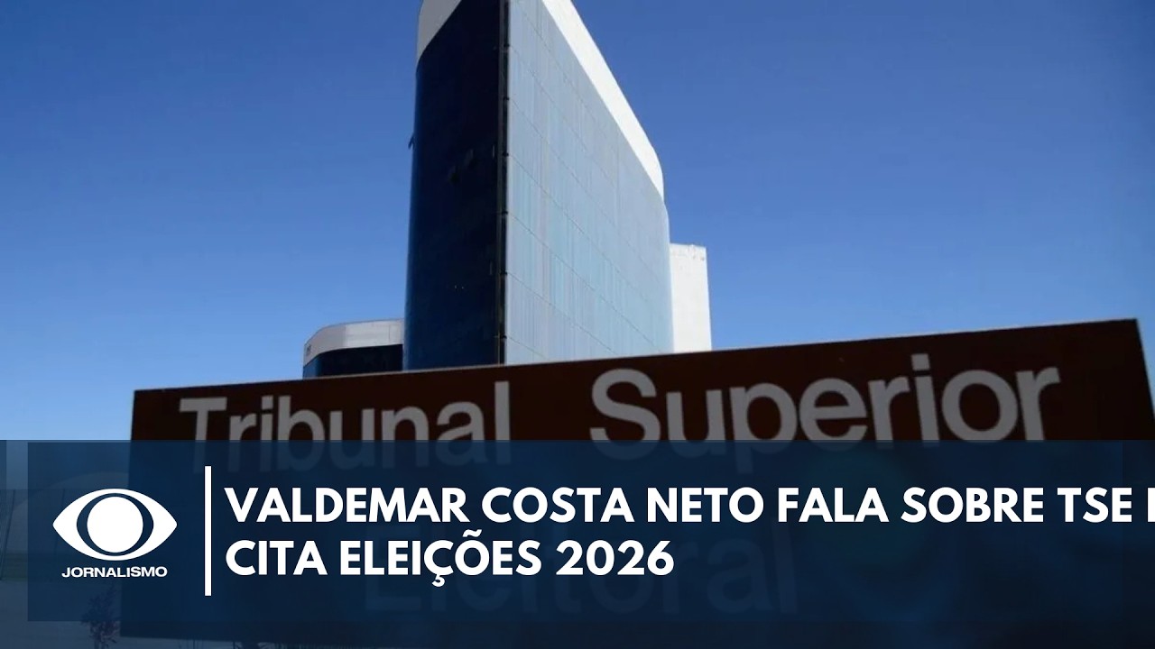 Valdemar Costa Neto fala sobre TSE e cita eleições 2026 | Canal Livre
