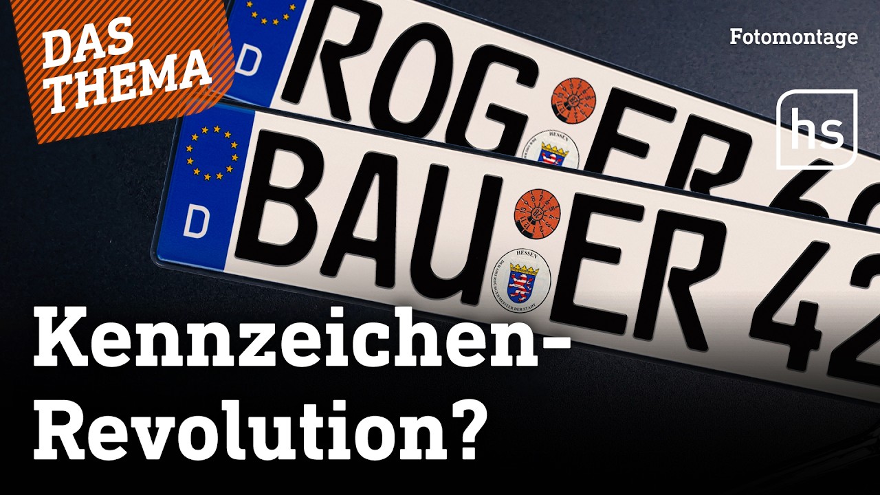 Große Änderung! Bekommen diese Städte ihr eigenes Kennzeichen? | hessenschau DAS THEMA