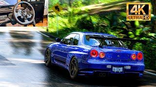 797HP NISSAN SKYLINE GTR R34 V-SPEC | FORZA HORIZON 5 | Logitech G923 Steering Wheel Gameplay