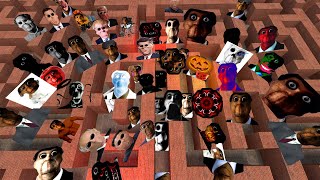 OBUNGA FAMILY NEXTBOTS IN MAZE - Garry's Mod