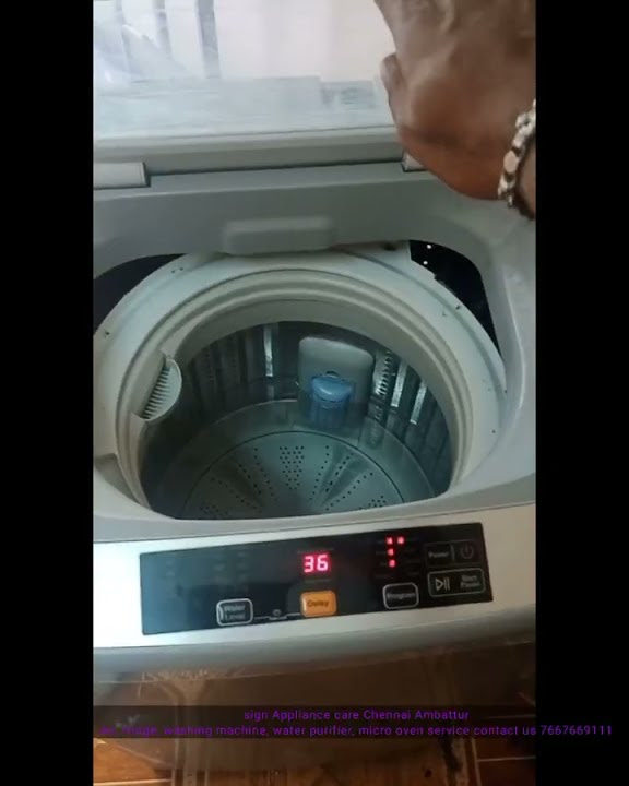 Haier top load washing machine e2 error Tamil video ambattur avadi 