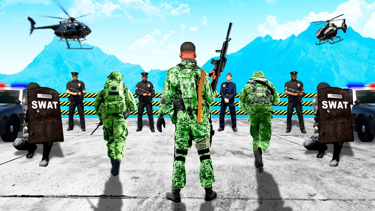 EJ RCITO Vs POLIC A En GTA 5 YouTube Maxresdefault 