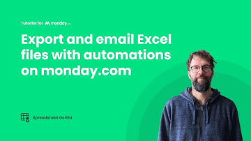 Export boards to Excel on monday.com and email Excel spreadsheets with automations
