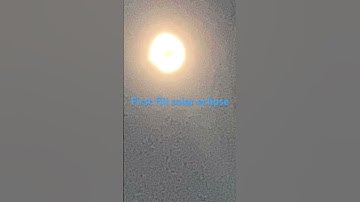 Look at it if you dare, you can also use your solar eclipse glasses