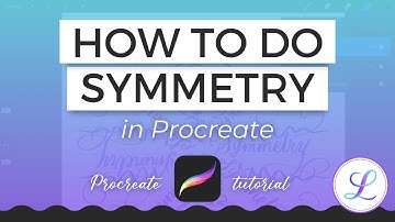 How to do Symmetry in Procreate #procreatetutorial #procreatetips #digitalcalligraphy