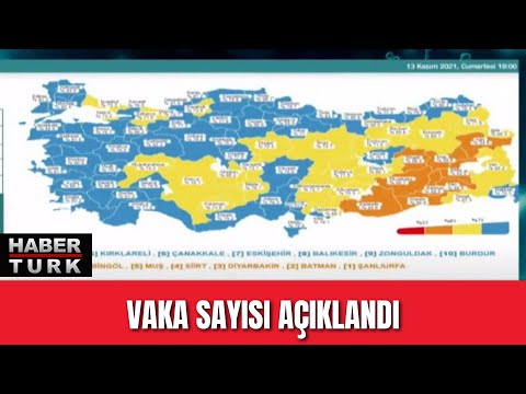 13 Kasım 2021 #Koronavirüs  vaka tablosu