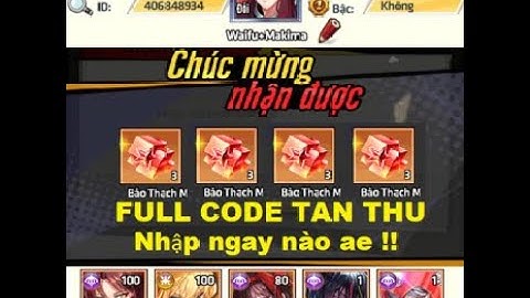 [Học Viện Bá Vương] Full Code Tân Thủ Mới Nhất 5/11 - Game HVBV