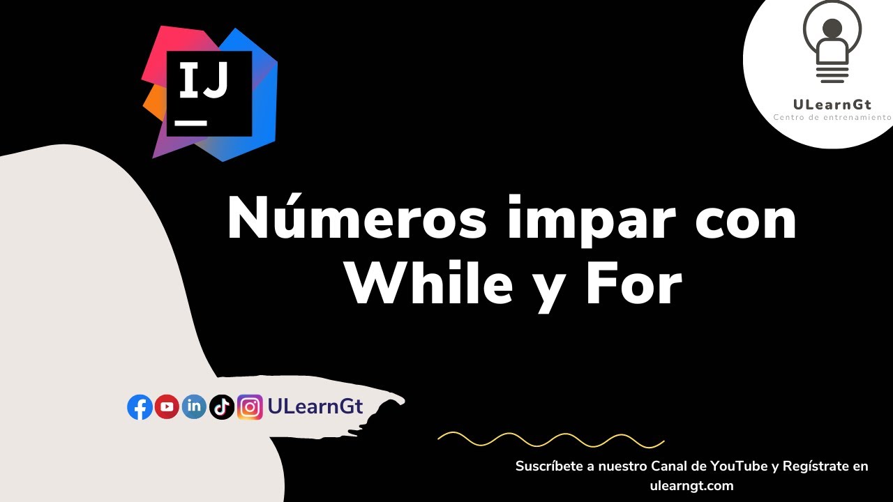4: Generación de números impar con while y for en JAVA - YouTube