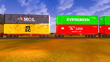 Freight Train from Mehsana to Vadodra in MSTS Open Rails by Sumit Mehrotra