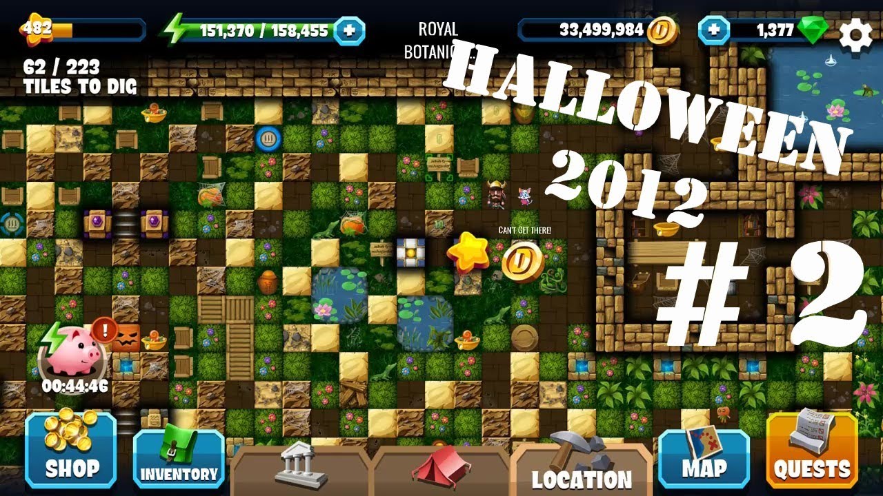 Diggy's Adventure   | Halloween 2012 |   | DESORATE CROP FIELD |