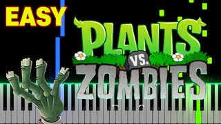 Plants vs. Zombies - Day Stage | EASY Piano Tutorial