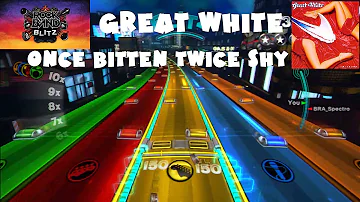 Great White - Once Bitten Twice Shy - Rock Band Blitz Playthrough (5 Gold Stars)