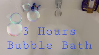 3 Hours Sleep Sounds - Bubble Bath Bathtub Filling White Noise 🫧🛁