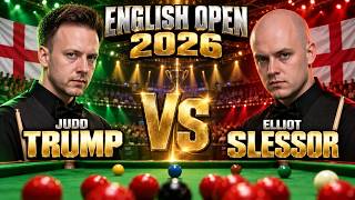Judd Trump vs Elliot Slessor | English Open 2026 Round 3 | Full Match screenshot 1