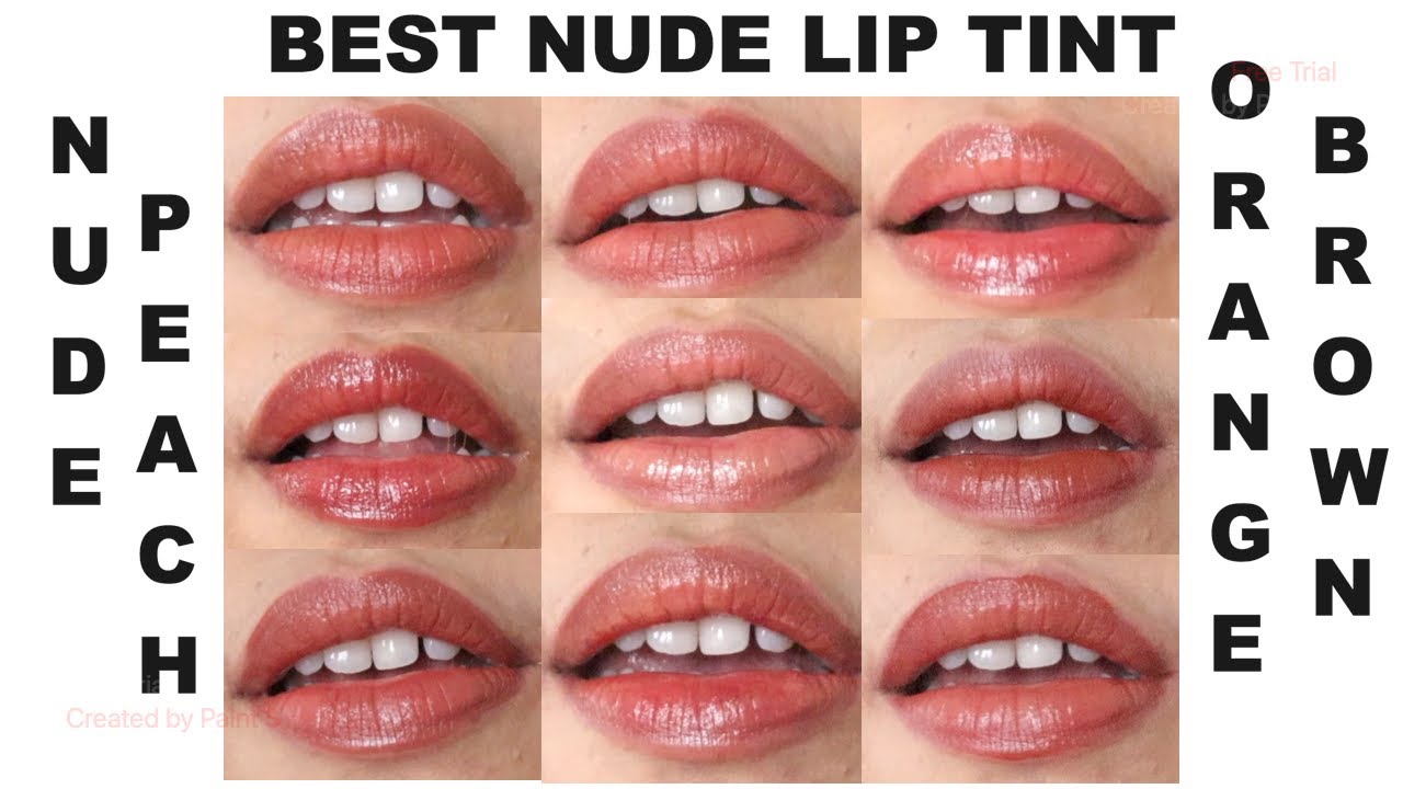 BEST NUDE PEACH, PEACH ORANGE BROWN SEMUA LIP TINT YANG AKU PUNYA 😃🙌🏻 |GA BISA PILIH |Maria