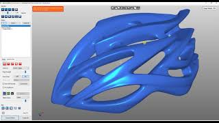 3D Reverse engineering of bike helmet