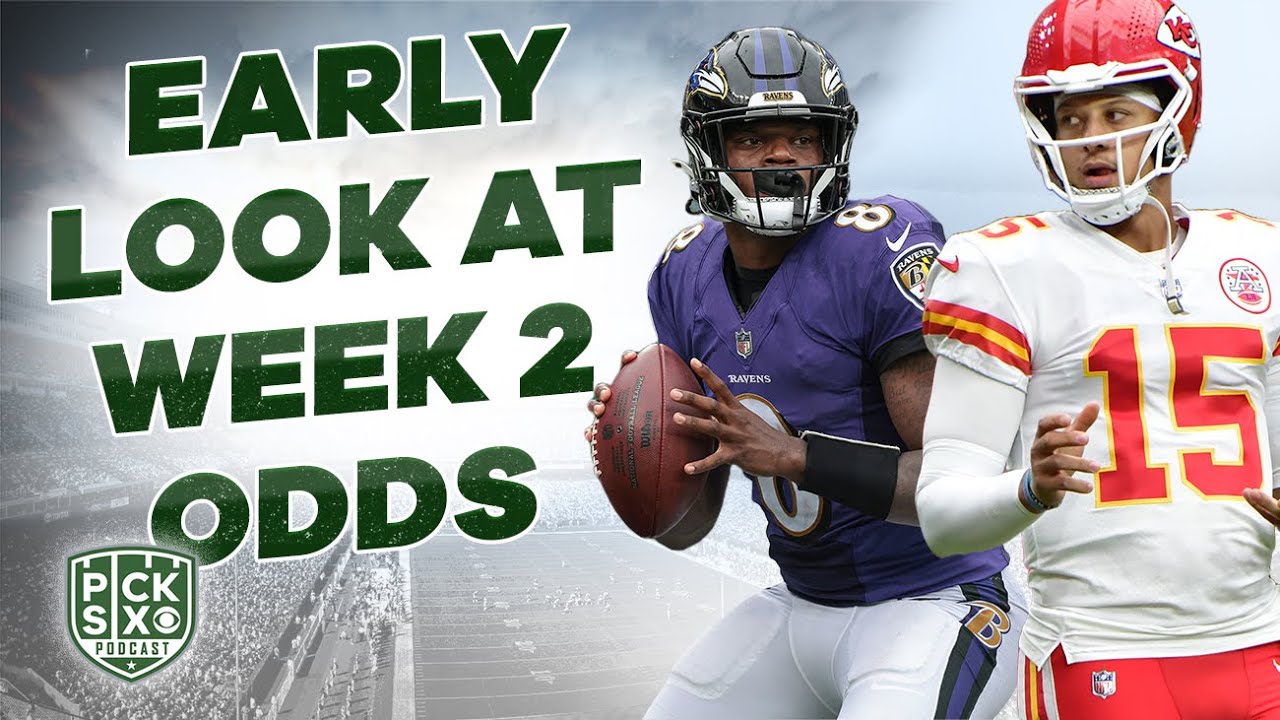 NFL Week 2 EARLY Look at the Lines Picks, Predictions and Betting