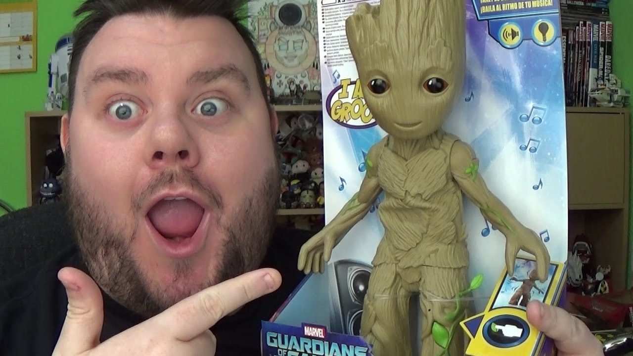 Marvel Guardians of the Galaxy Vol 2 Dancing Groot 11.5'' Unboxing Hasbro  Toy Review 
