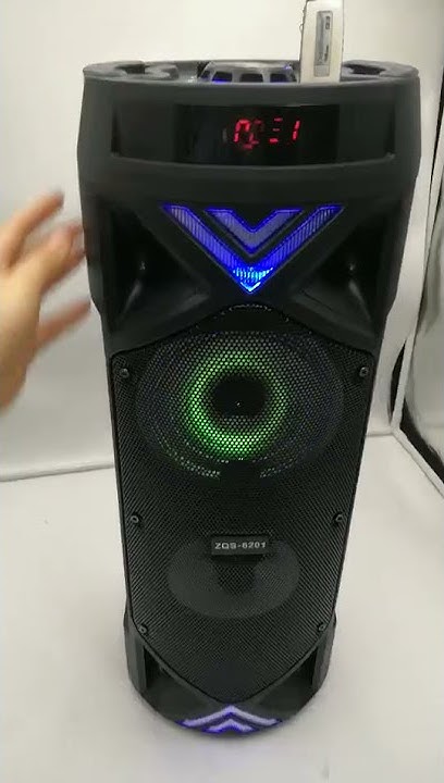 Колонка портативная беспроводная BT SPEAKER ZQS-6201 Bluetooth - YouTube