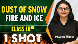 Dust Of Snow; Fire And Ice in 1 Shot - Everything Covered || Class 10th Board || Pure English screenshot 3