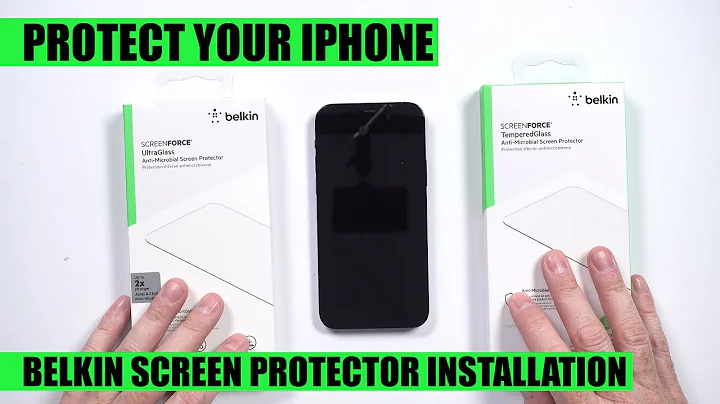 Protégez votre iPhone avec un protecteur d'écran facile à appliquer !